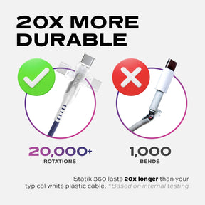 スタティック360 |ユニバーサル磁気充電ケーブル