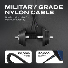 Statik® 360 Pro | 100W Universal Charge & Data Cable LP | UP