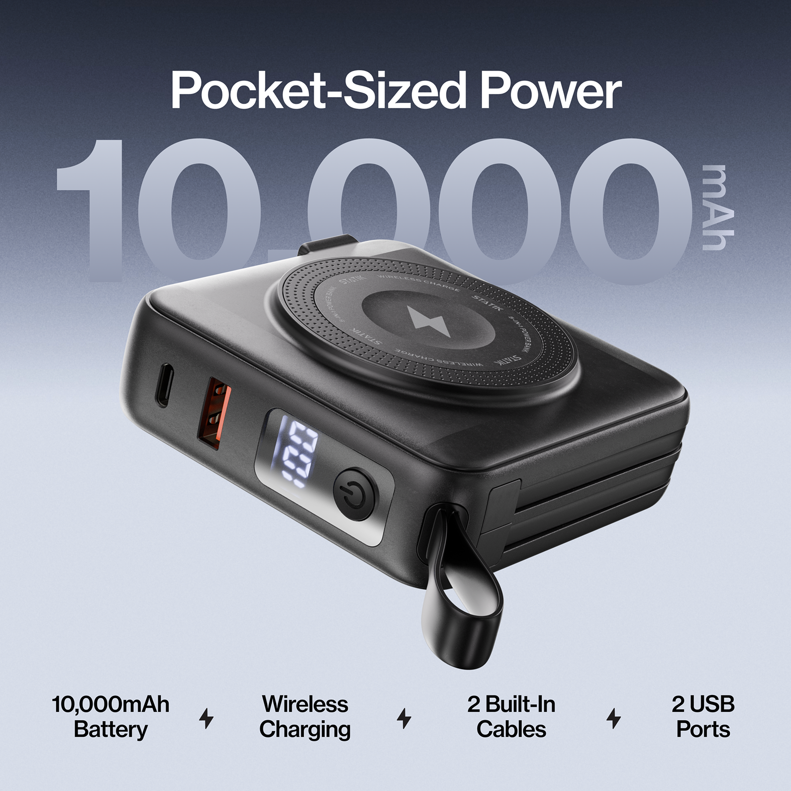 SmartCharge (Gen 2) | 10,000 mAh PowerBank and Charger