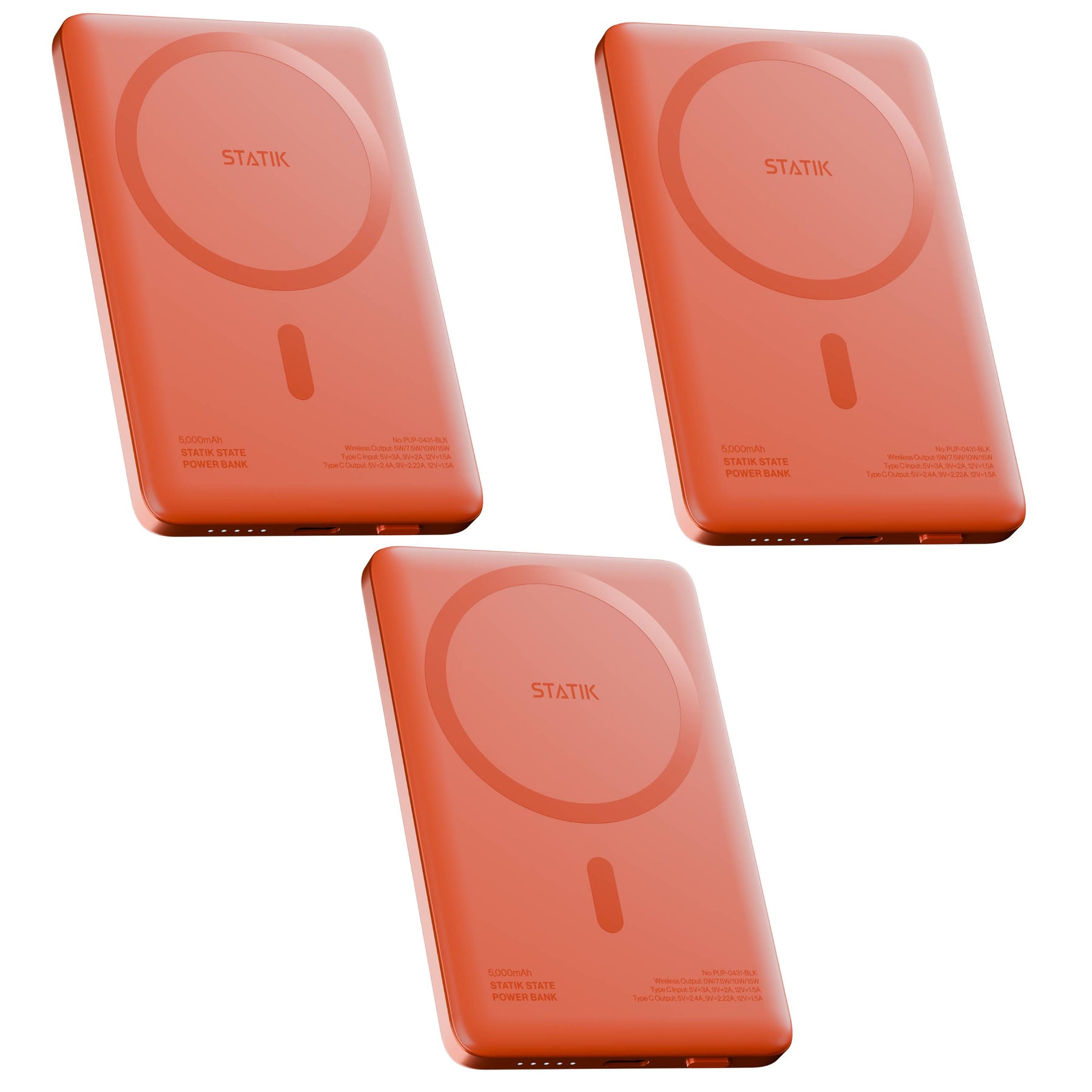 3 Pack Statik State Power Bank | Multipack