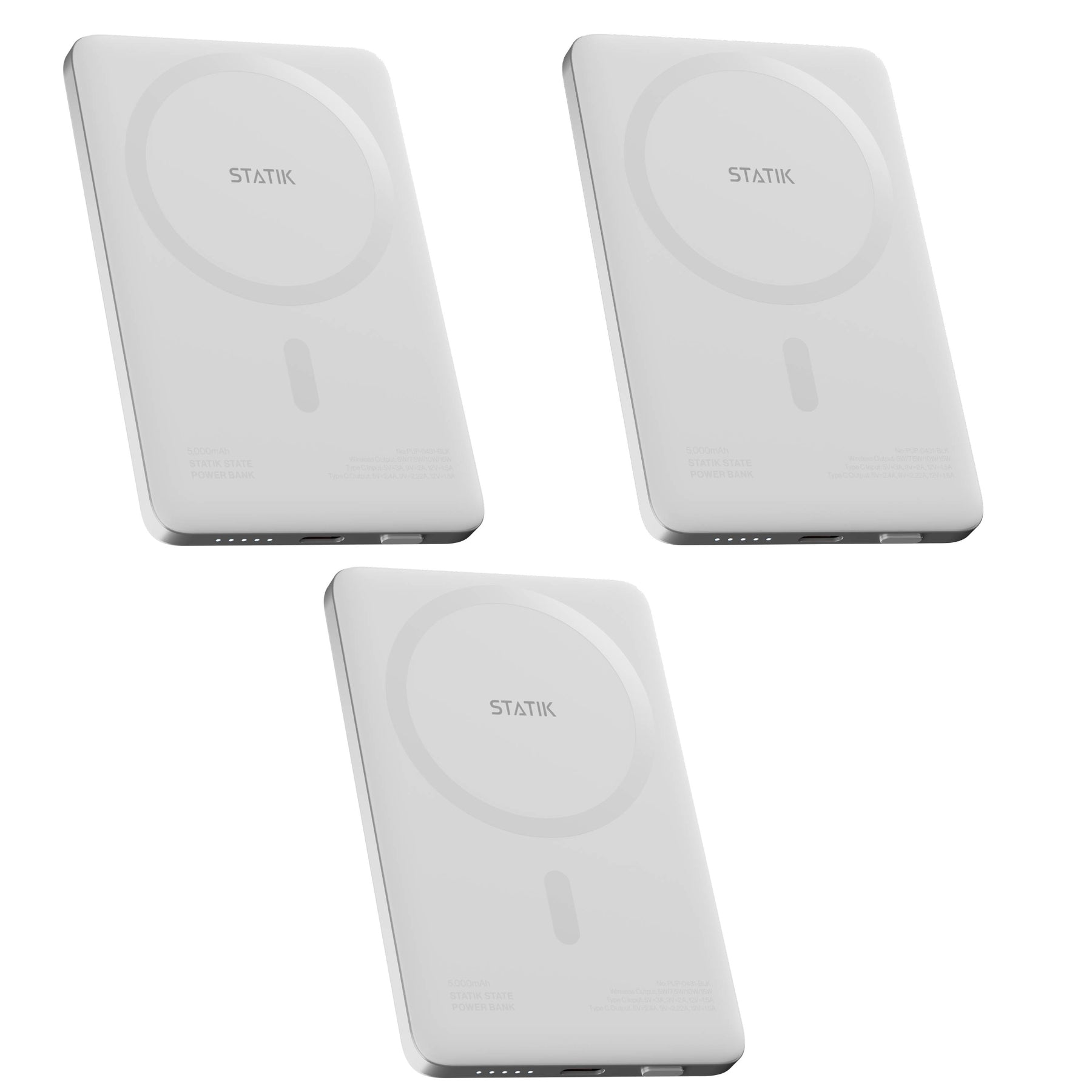 3 Pack Statik State Power Bank | Multipack
