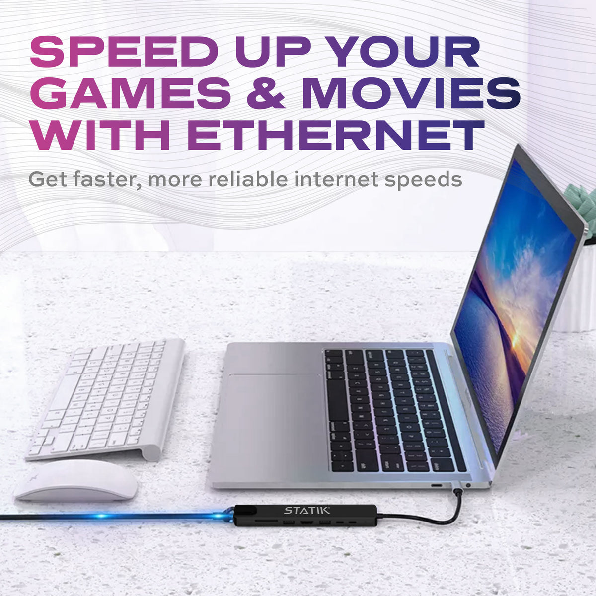 <tc>UltraHub USB 8-en-1 | Adaptateur multiport USB C</tc>