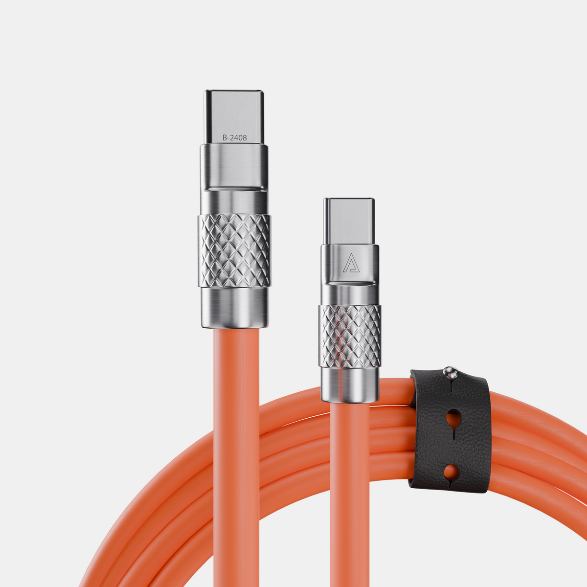 TsumoCharge® | 100W Silicone Charging Cable | Orange