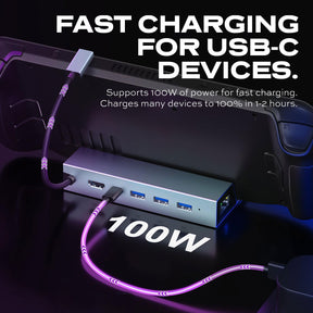 UltraHub™ 61 | Docking Station | 6 Ports | 1GBPS, 4KHDMI, USB-C