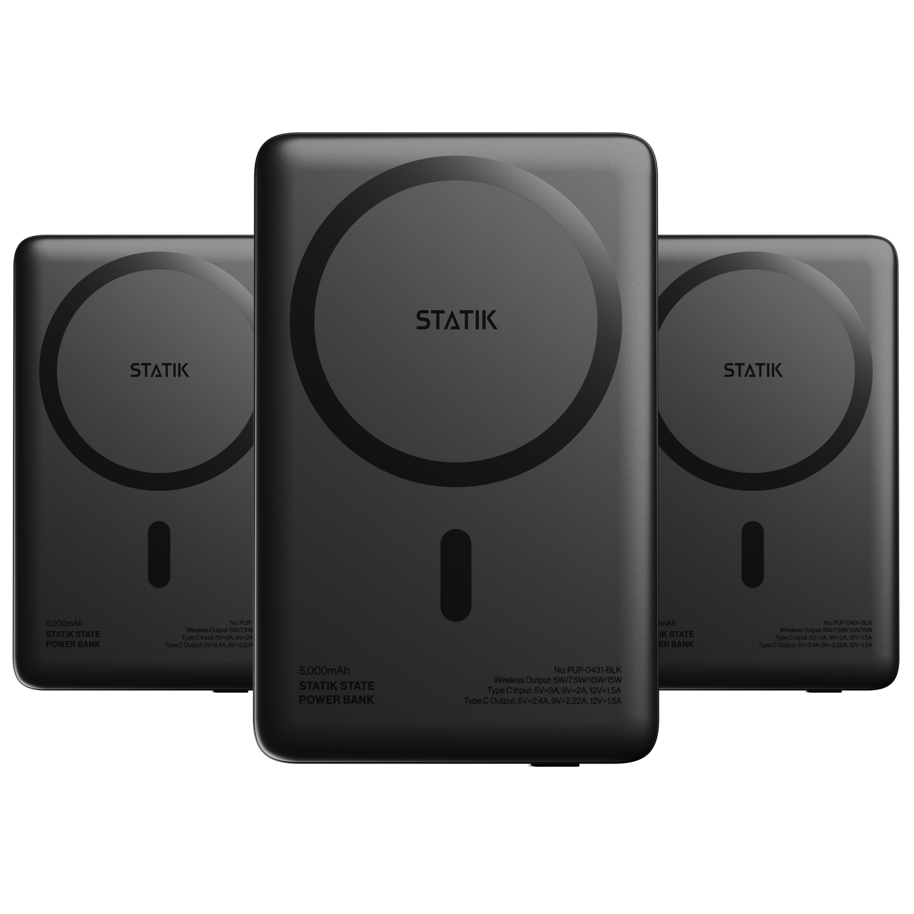 3er-Pack Statik State Powerbank | Multipack