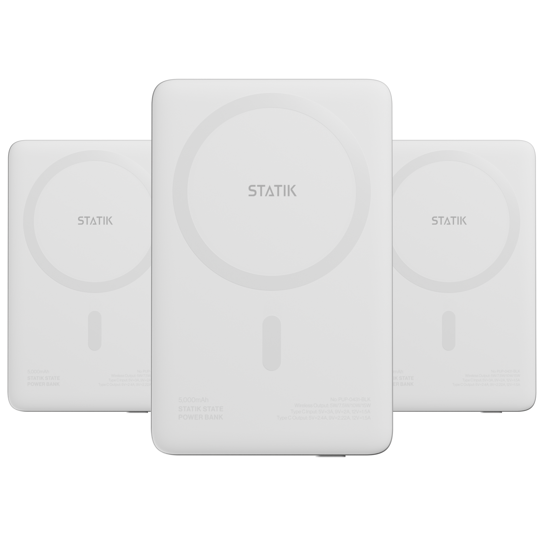 3er-Pack Statik State Powerbank | Multipack