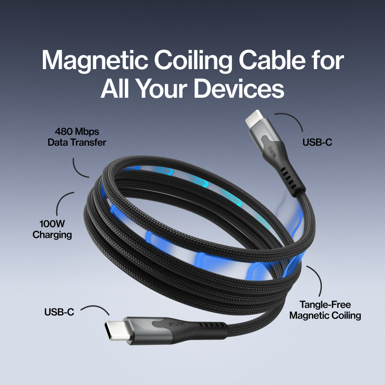 MagStack® Pro | Tangle-Free Magnetic Nylon | Branded 2