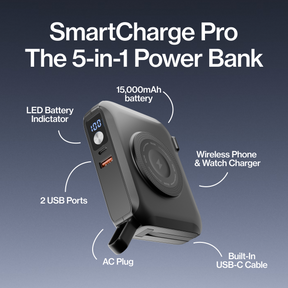 SmartCharge Pro | 15,000 mAh PowerBank and Charger