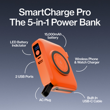 SmartCharge Pro | 15,000 mAh PowerBank and Charger