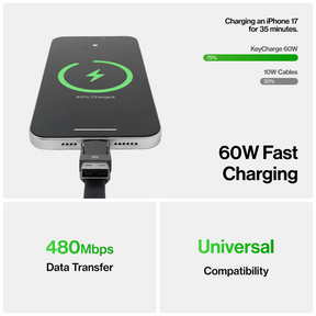 KeyCharge | Universal Fast Charging Cable