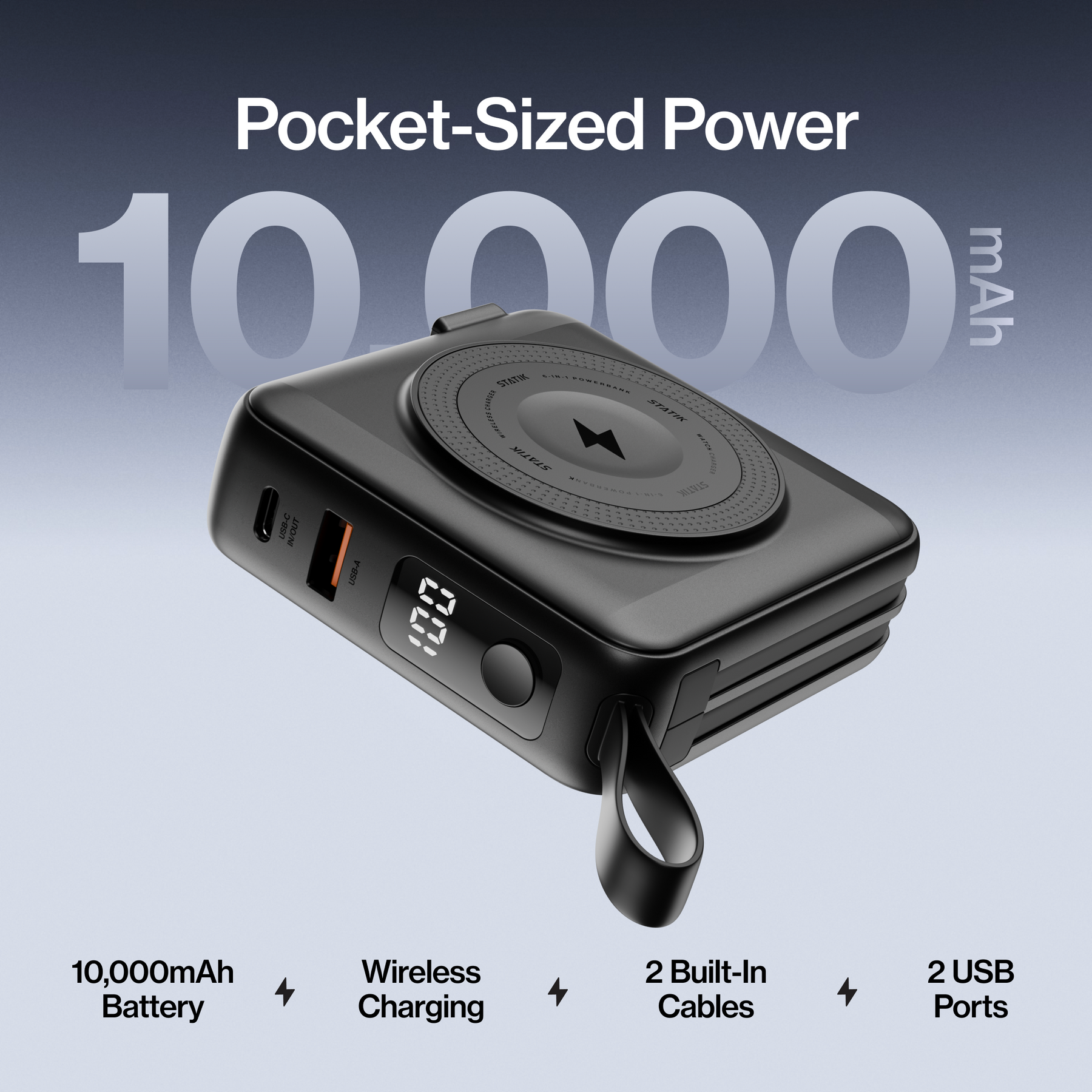 SmartCharge (Gen 2) | 10,000 mAh PowerBank and Charger
