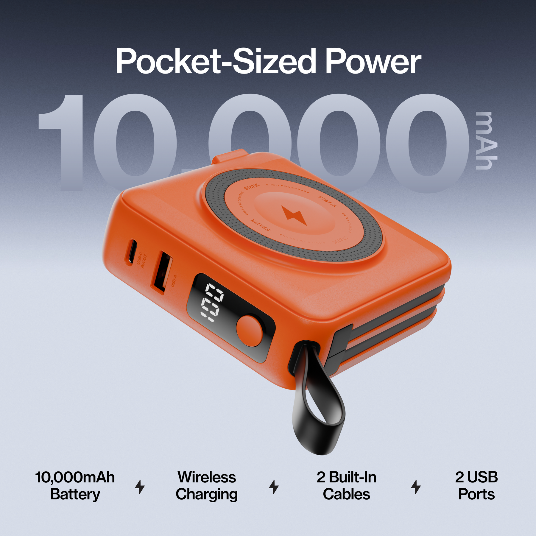 SmartCharge (Gen 2) | 10,000 mAh PowerBank and Charger