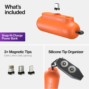 Snap-N-Charge® | Universal Magnetic Power Bank