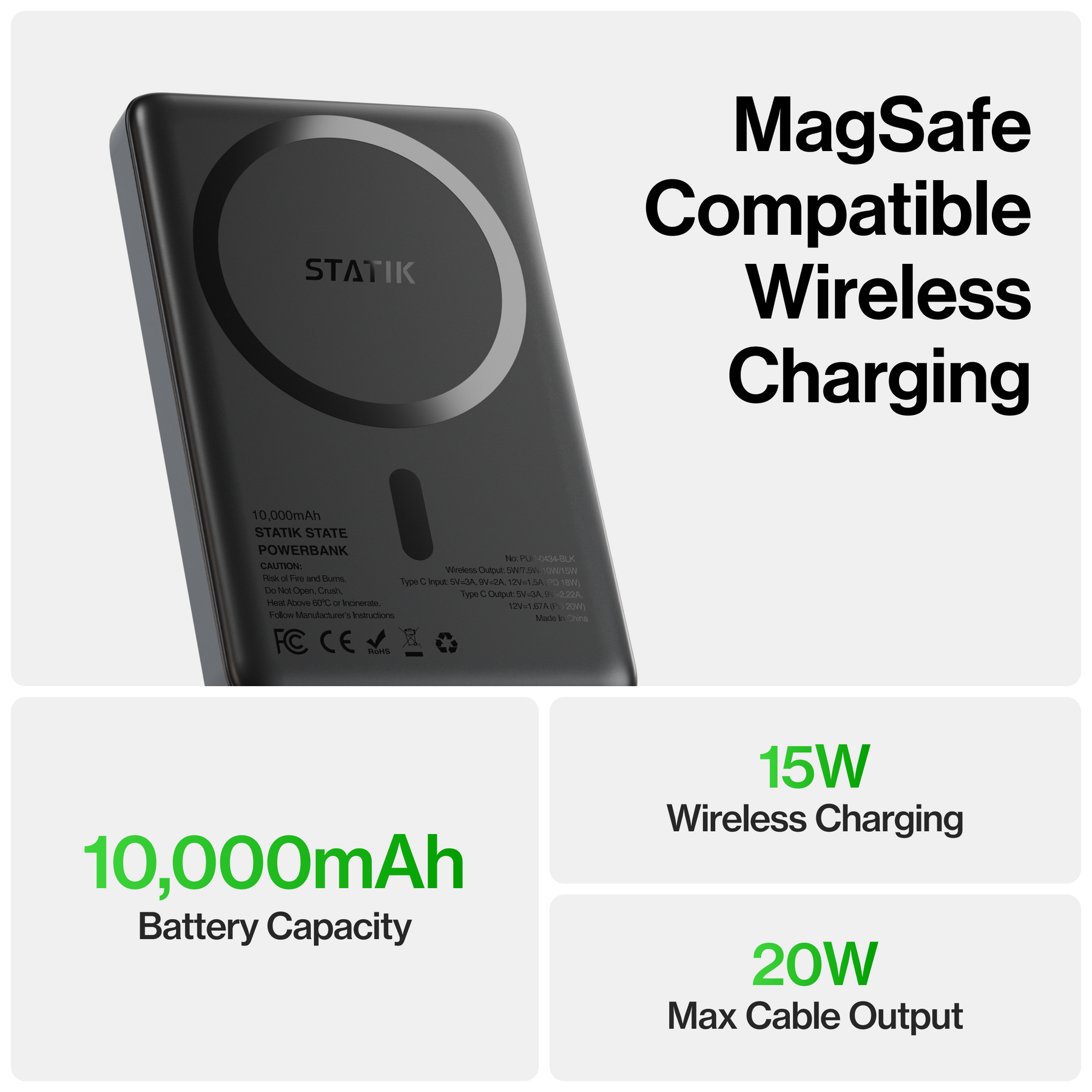 Statik State 10k Power Bank