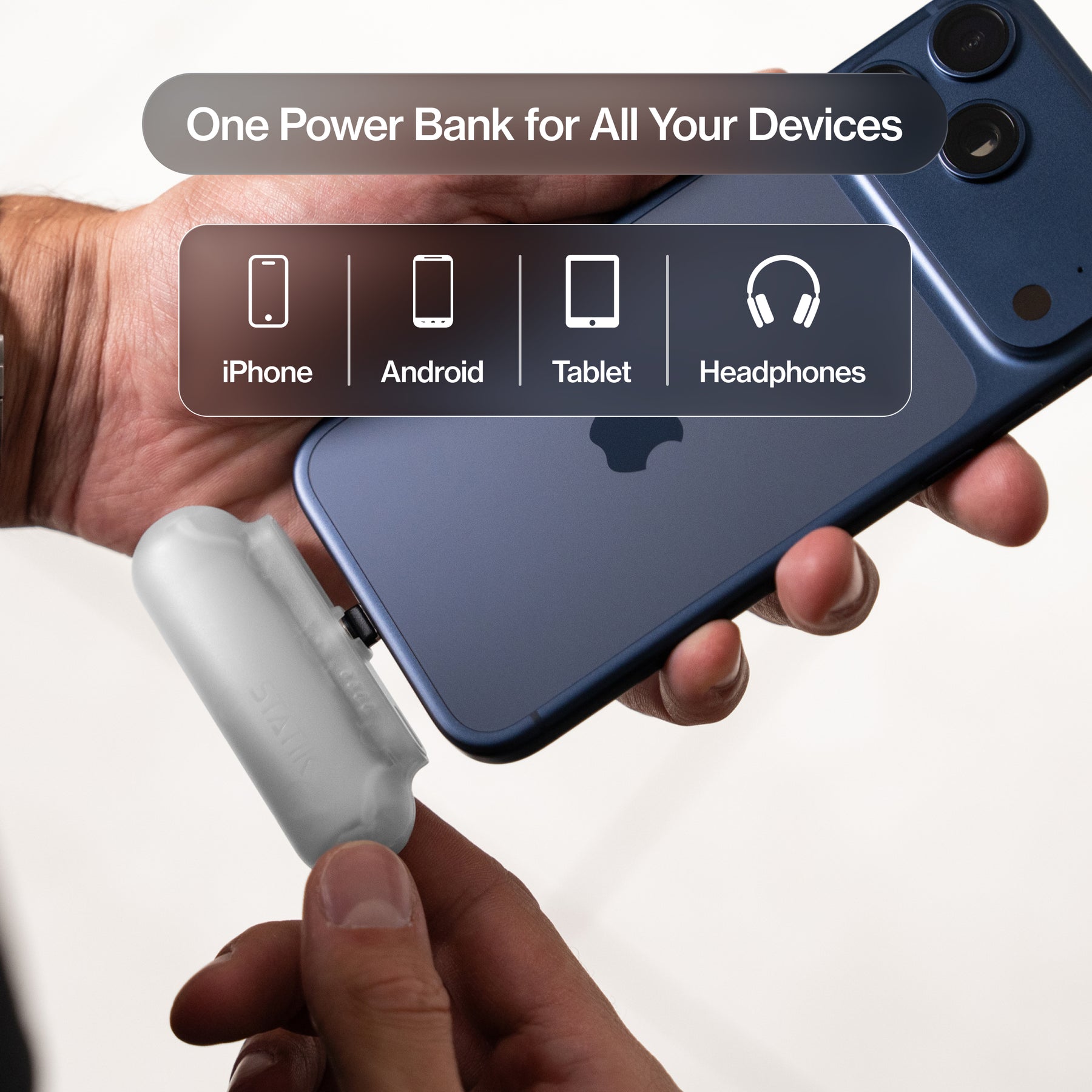 Snap-N-Charge® | Universal Magnetic Power Bank