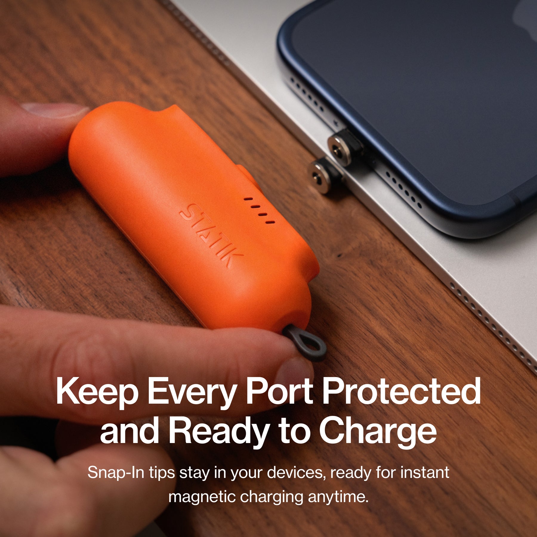 Snap-N-Charge® | Universal Magnetic Power Bank