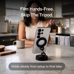 Film Hands-Free. Skip The Tripod.