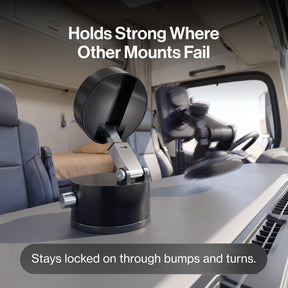 HyperMount | Vacuum Car Mount | Compatible with All Smart Phones | iPhone or Android