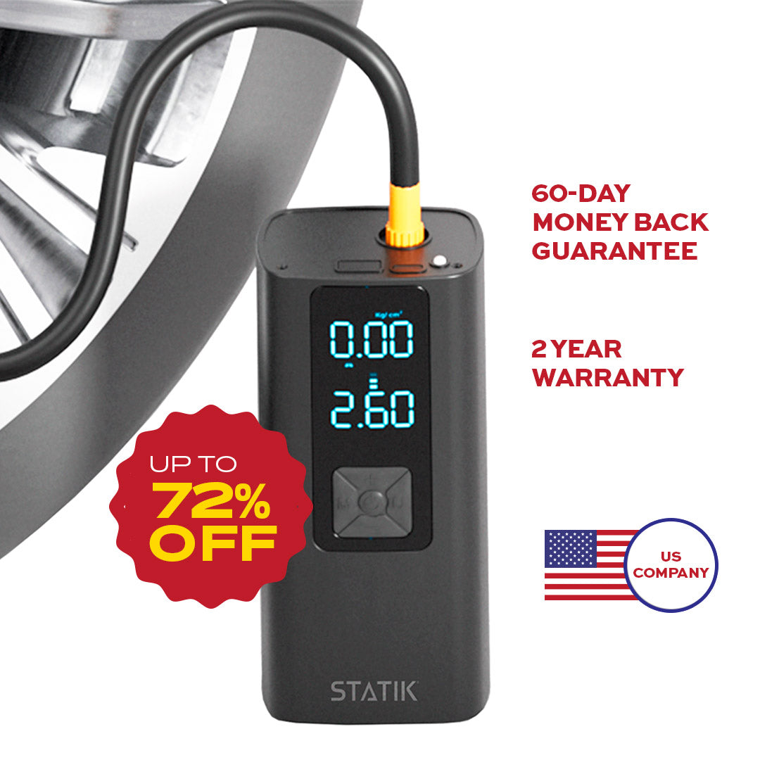Easy-to-Use Portable Tire Inflator That Inflates Anything In Minutes with the Push of a Button