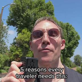 GloboCharge™ 12W | Universal Travel Adapter | Worldwide Power Plug Adapter