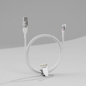 Statik® 360 Pro White | 100W Universal Charge & Data Cable | 6ft