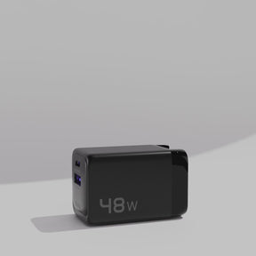45 W GaN BlitzCharge Dual-Netzteil | 2 Ports Wandladegerät | Universell und kompakt 
