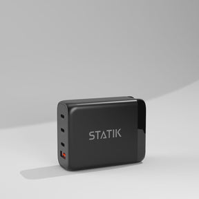 100W GaN Power Adapter | 4 Ports Wall Charger | Universal & Compact