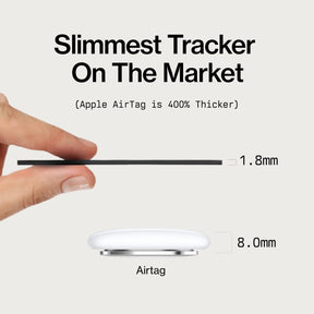 SmartCard is 1.8mm thin compared to an 8mm Apple AirTag