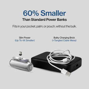 Snap-N-Charge | Ultra Tiny Power Bank | 70% Off LP4B