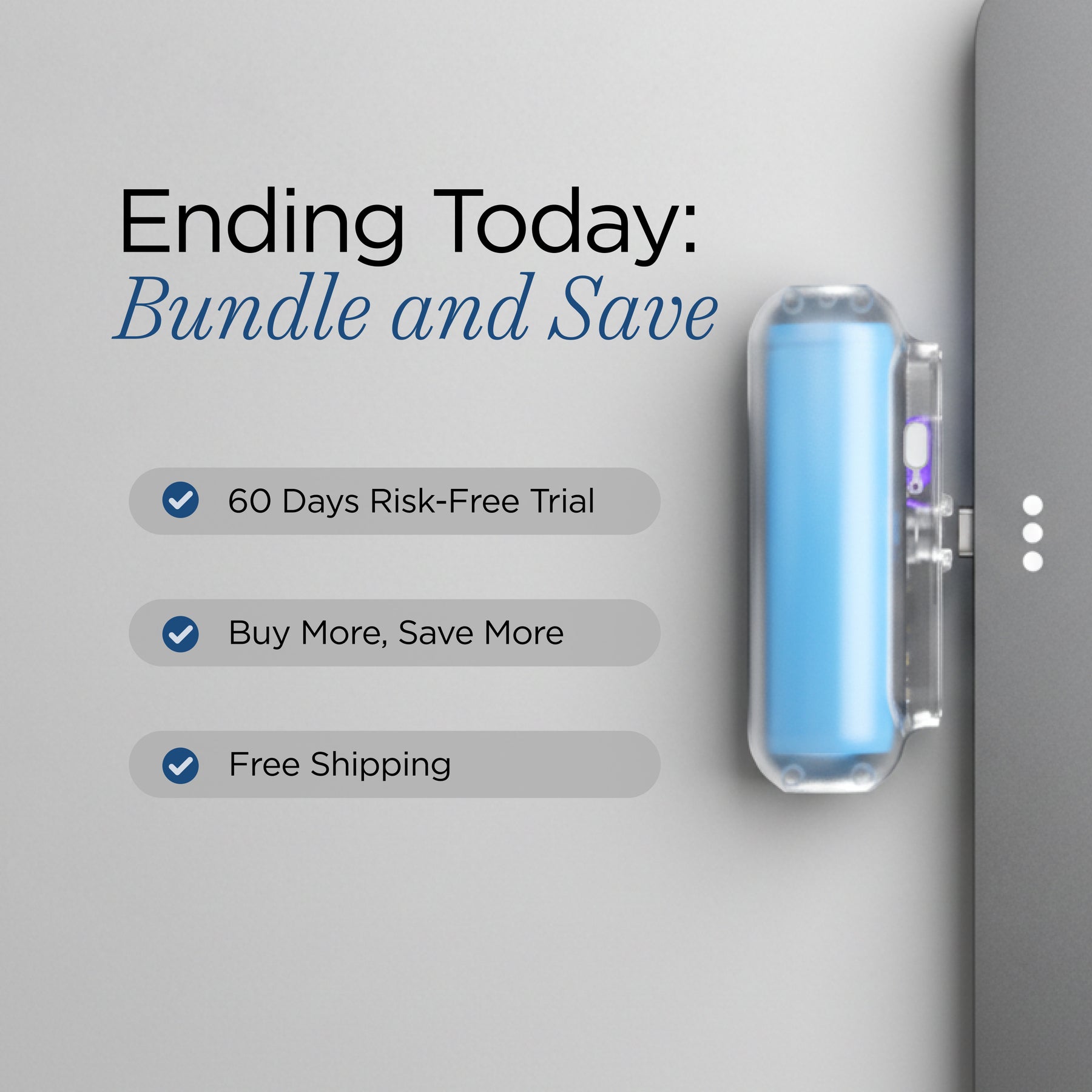 Snap-N-Charge | Ultra Tiny Power Bank | 70% Off LP4B