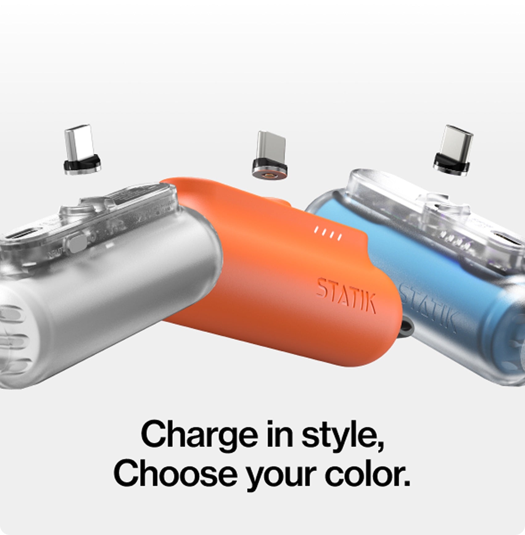 Snap-N-Charge | Universal Magnetic Power Bank | 3000mAh Snap-N-Charge | Universal Magnetic Power Bank | 3000mAh
