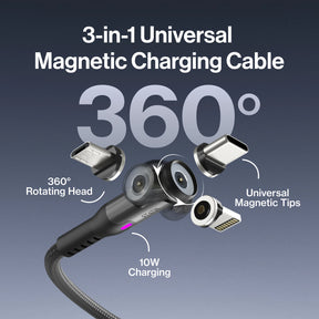 Statik® 360 Universal Rotating Charging Cable