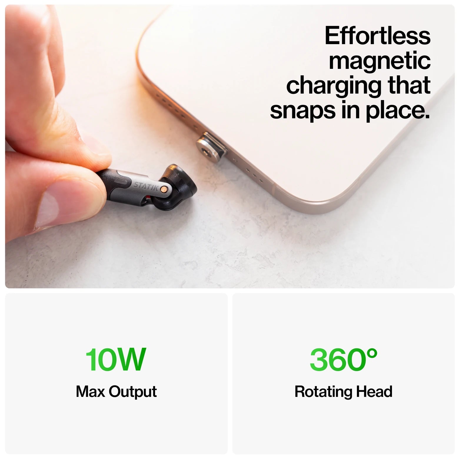 Statik® 360 Universal Rotating Charging Cable