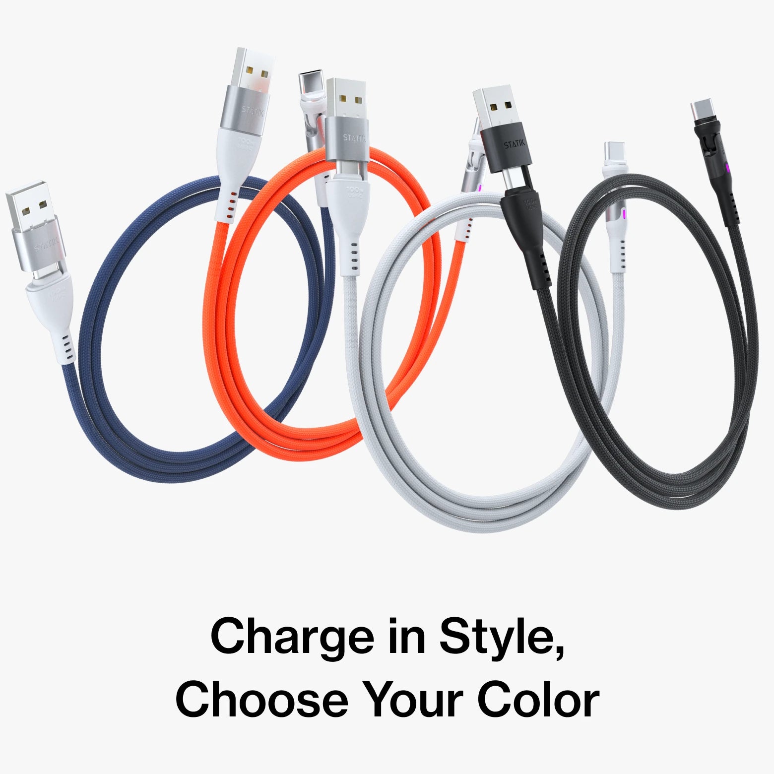Statik® 360 Universal Rotating Charging Cable