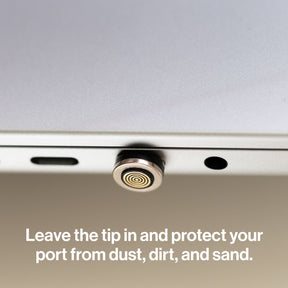 GloBright 360 Pro – leave the tip in the port